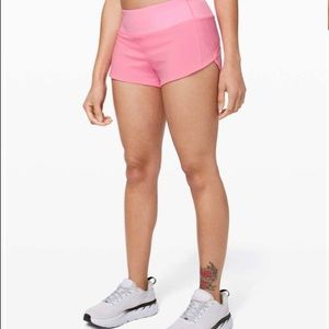 Speed up low rise lined short 2.5 size 4